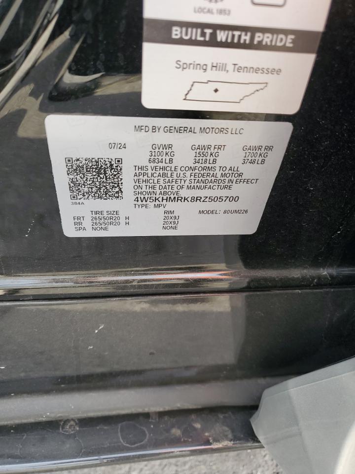 2024 Acura Zdx A-Spec VIN: 4W5KHMRK8RZ505700 Lot: 92269815