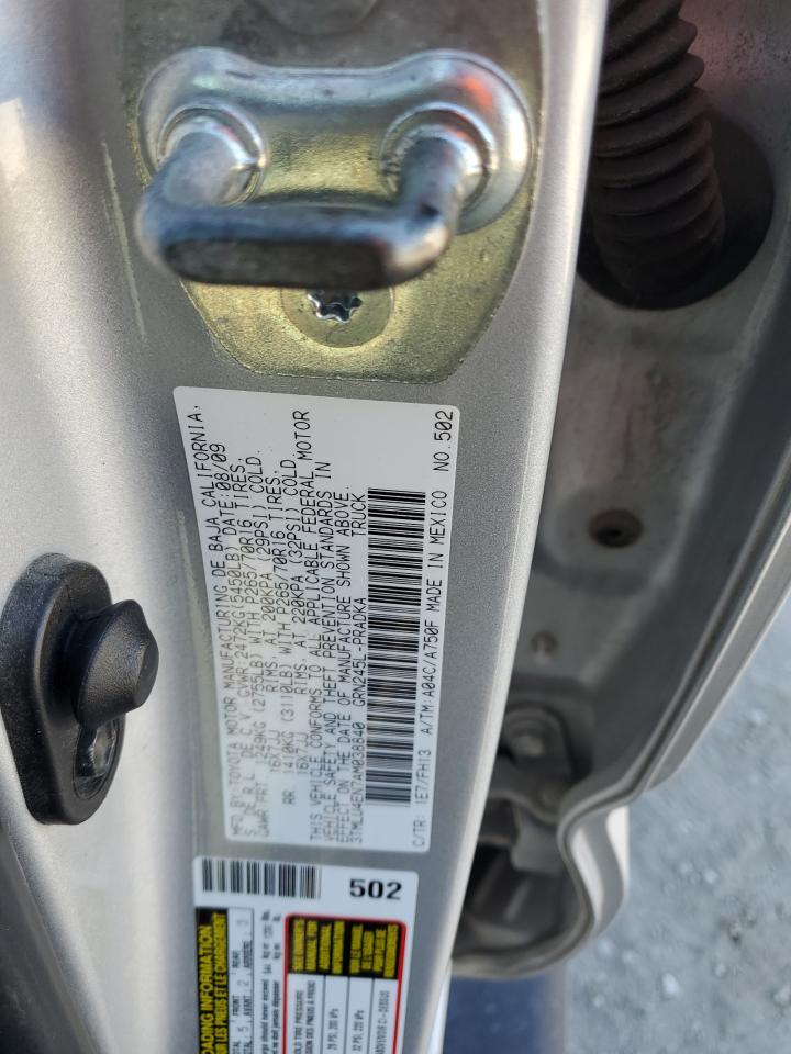 2010 Toyota Tacoma Double Cab VIN: 3TMLU4EN7AM038840 Lot: 92381265