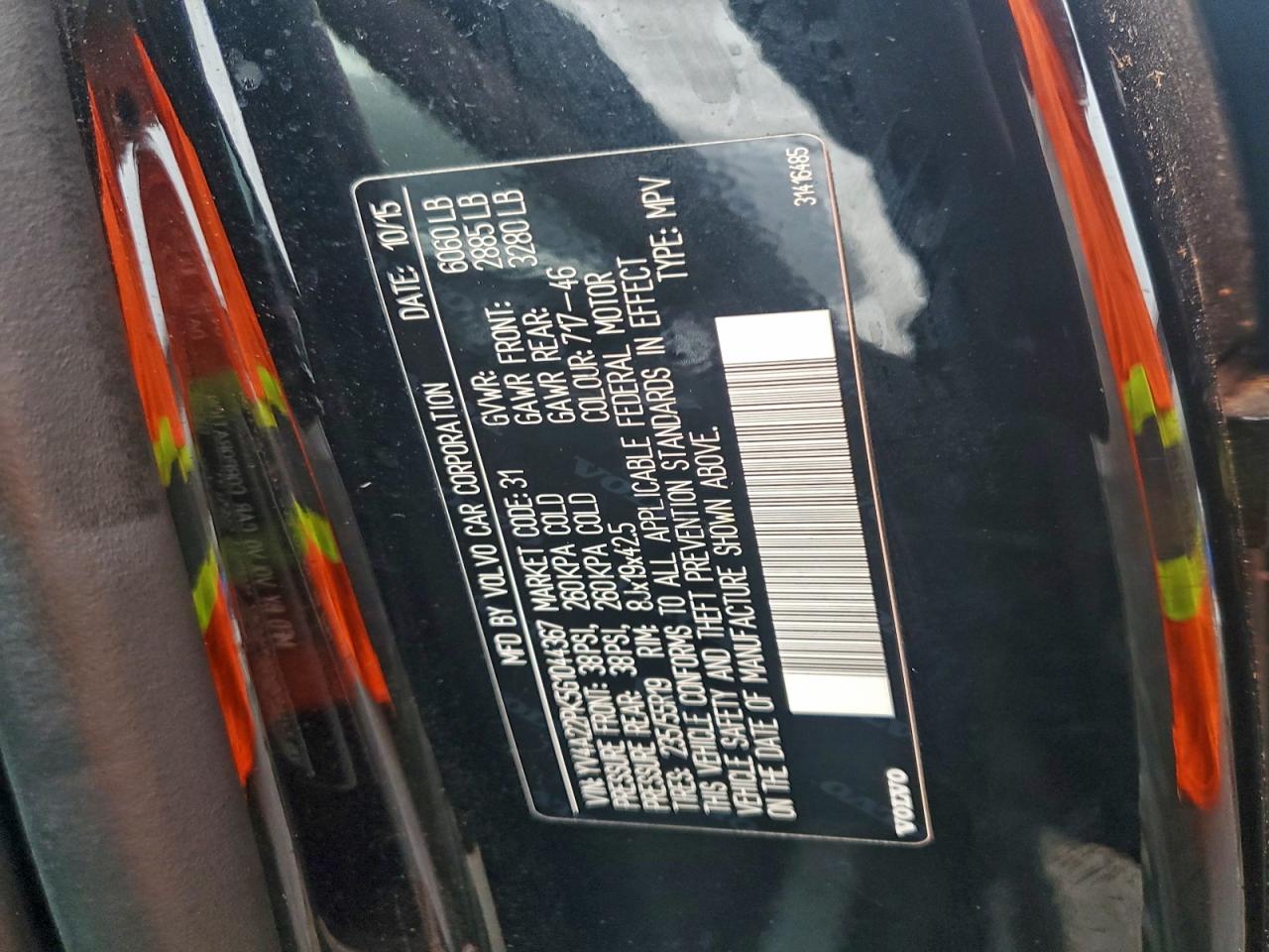 2016 Volvo Xc90 T6 VIN: YV4A22PK5G1044367 Lot: 94192905