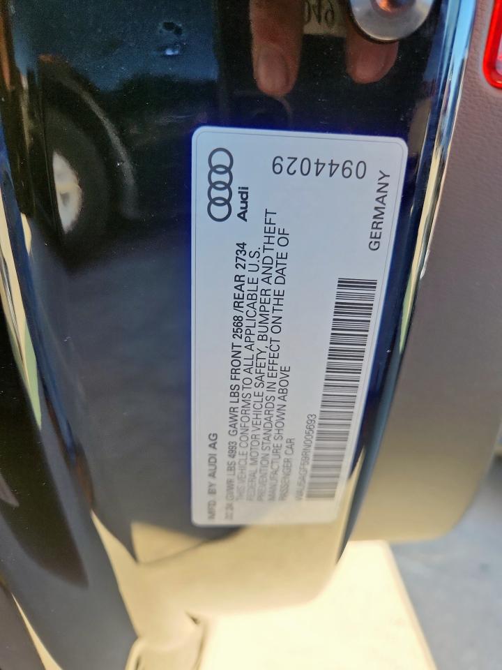 2024 Audi A5 Prestige 45 VIN: WAU5AGF59RN005693 Lot: 91672975