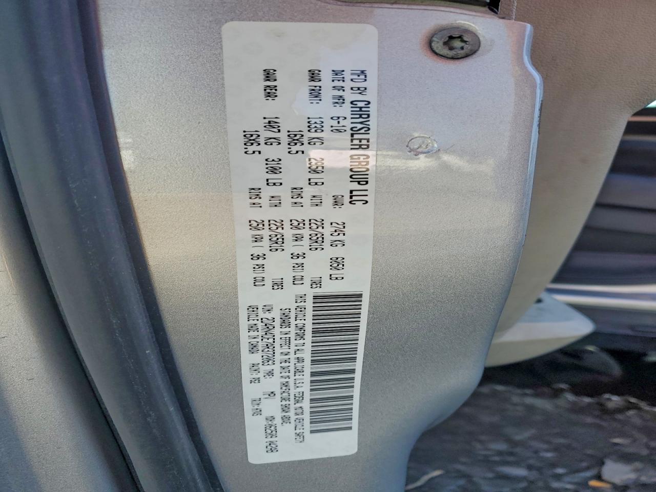 2010 Dodge Grand Caravan Se VIN: 2D4RN4DE7AR372063 Lot: 94246555