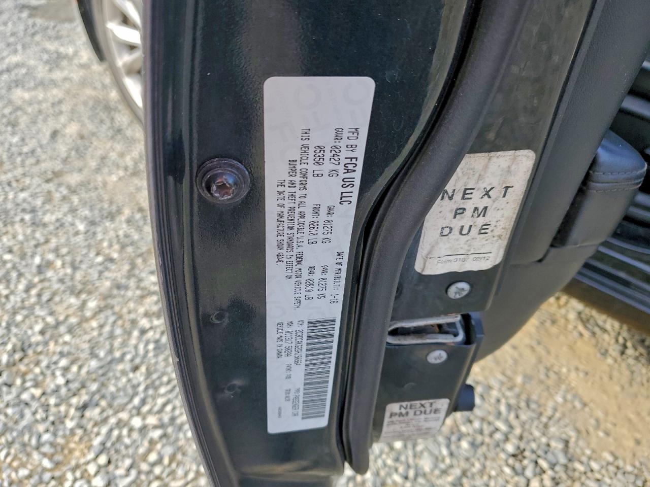 2016 Chrysler 300C VIN: 2C3CCAKG2GH190964 Lot: 94079695