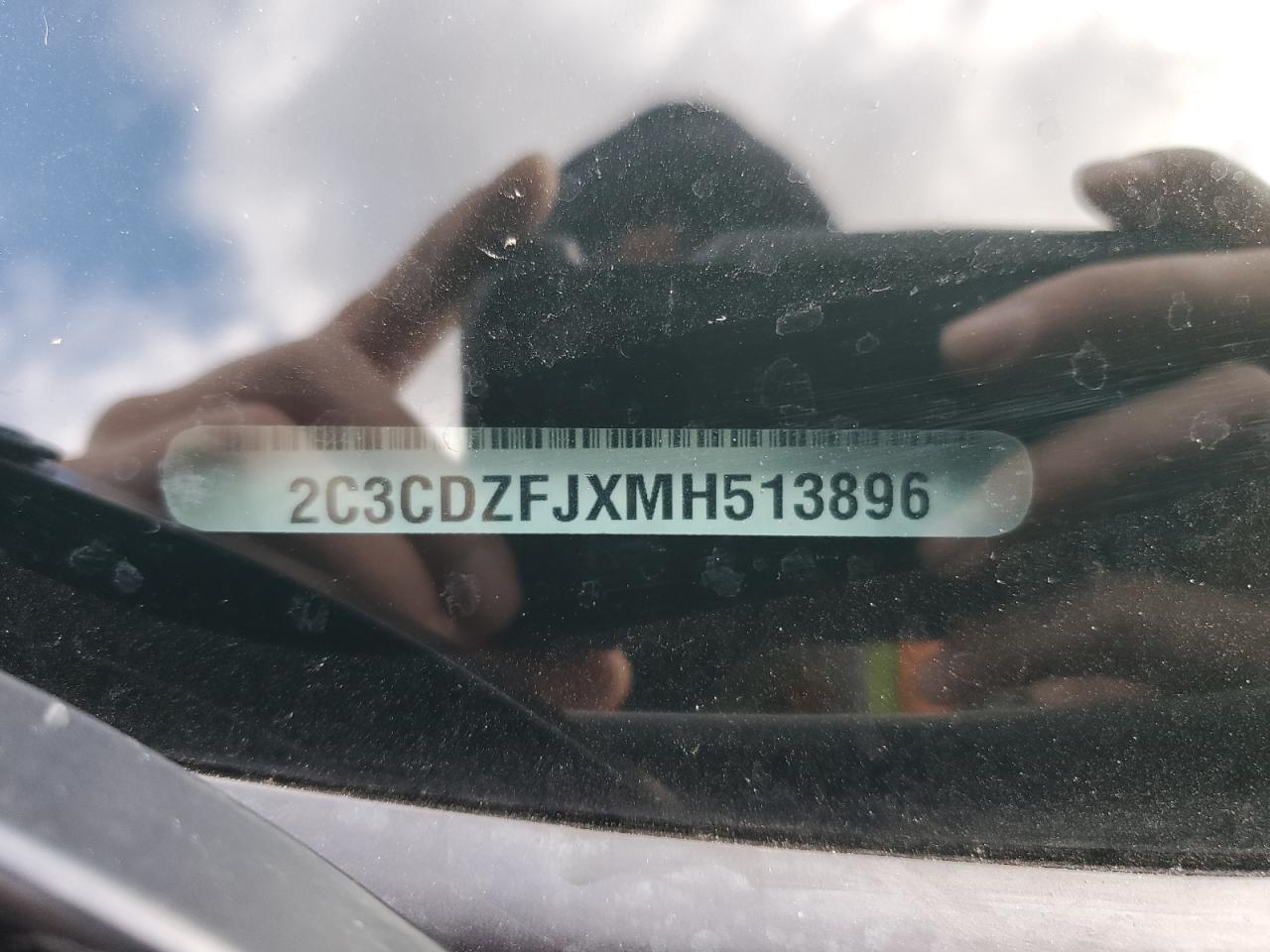 2021 Dodge Challenger R/T Scat Pack VIN: 2C3CDZFJXMH513896 Lot: 92903055