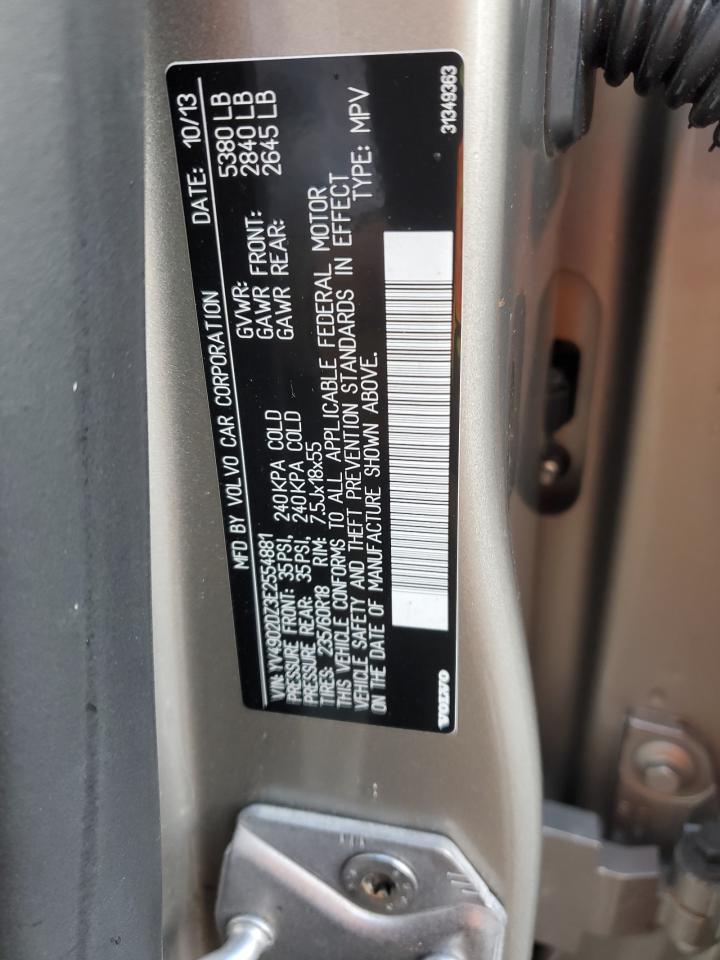 2014 Volvo Xc60 T6 VIN: YV4902DZ3E2554881 Lot: 90662545