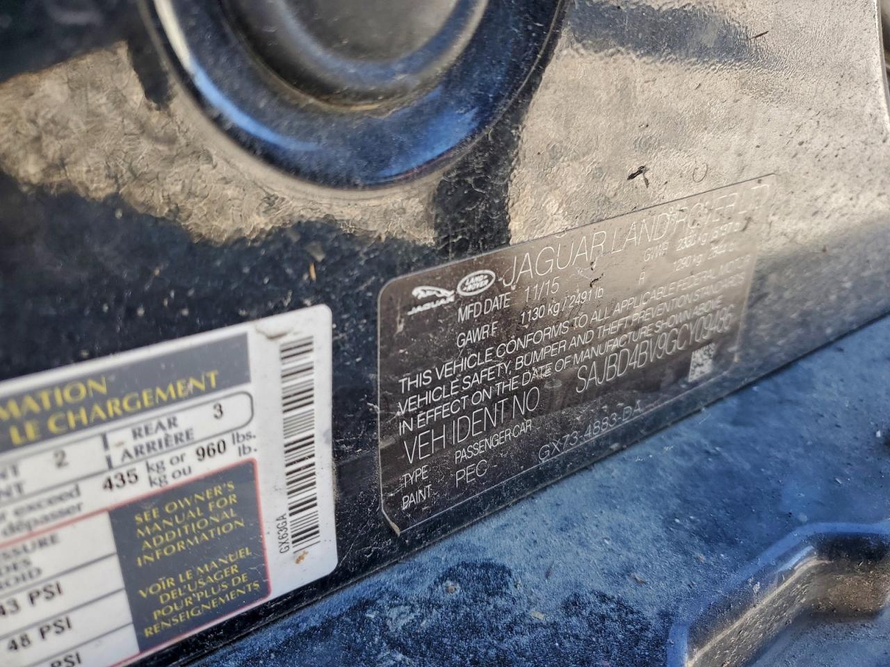 2016 Jaguar Xf Premium VIN: SAJBD4BV9GCY09486 Lot: 94393255