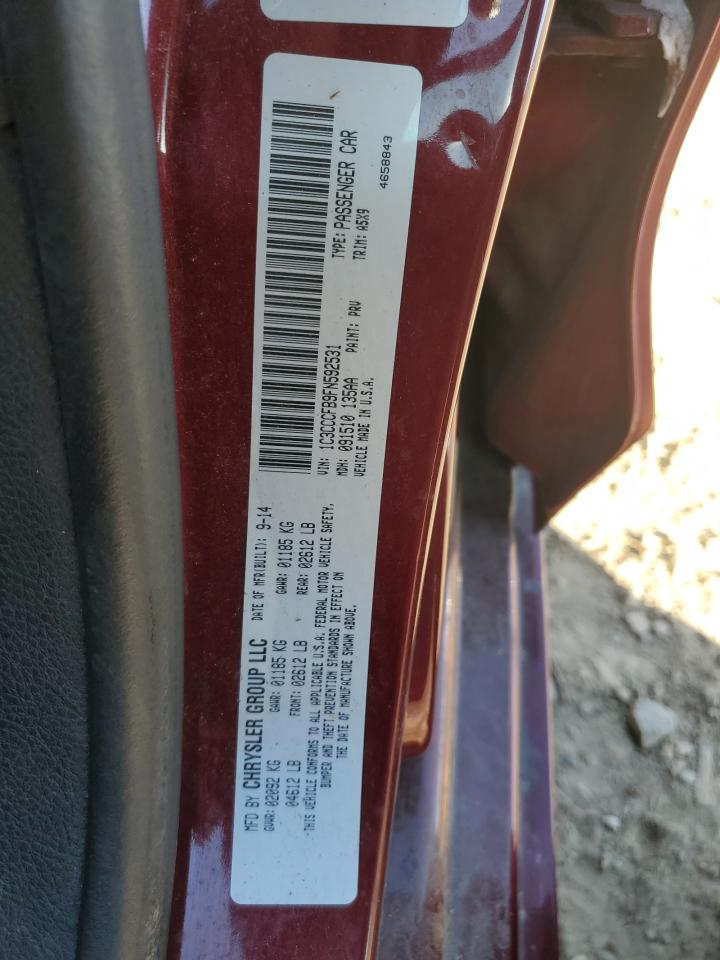 2015 Chrysler 200 Lx VIN: 1C3CCCFB9FN592531 Lot: 85392765