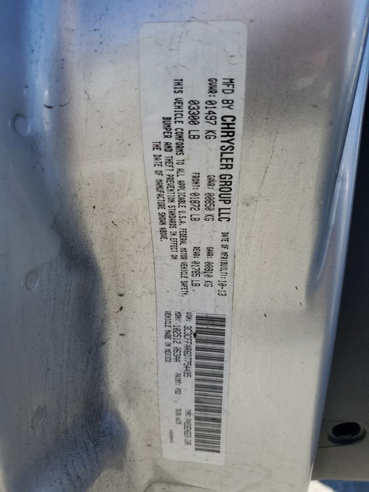 2013 Fiat 500 Pop VIN: 3C3CFFAR6DT754495 Lot: 92263675