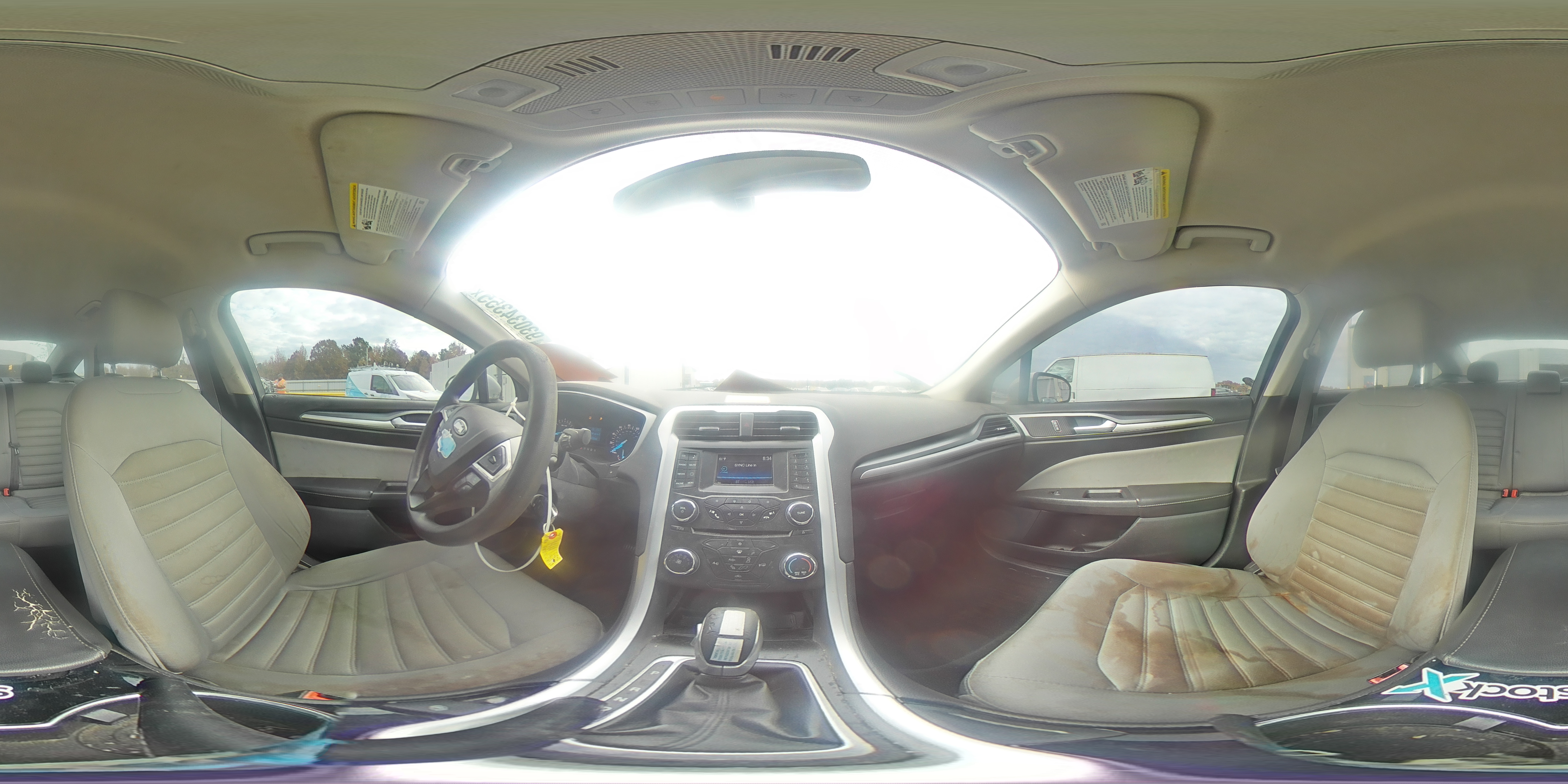 2015 Ford Fusion S VIN: 3FA6P0G75FR215834 Lot: 93034355