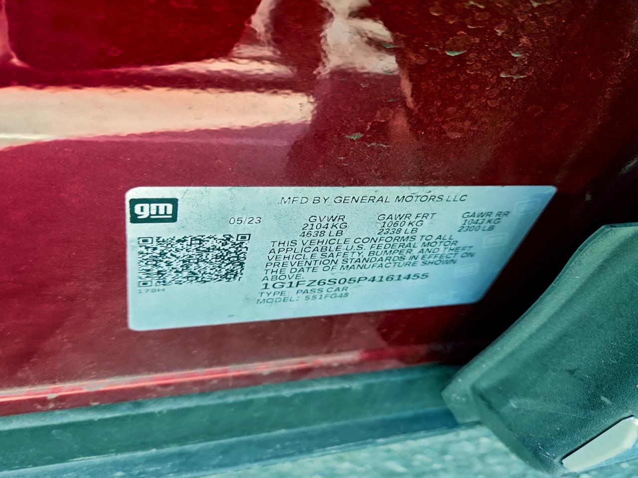 2023 Chevrolet Bolt Euv Premier VIN: 1G1FZ6S05P4161455 Lot: 94084395