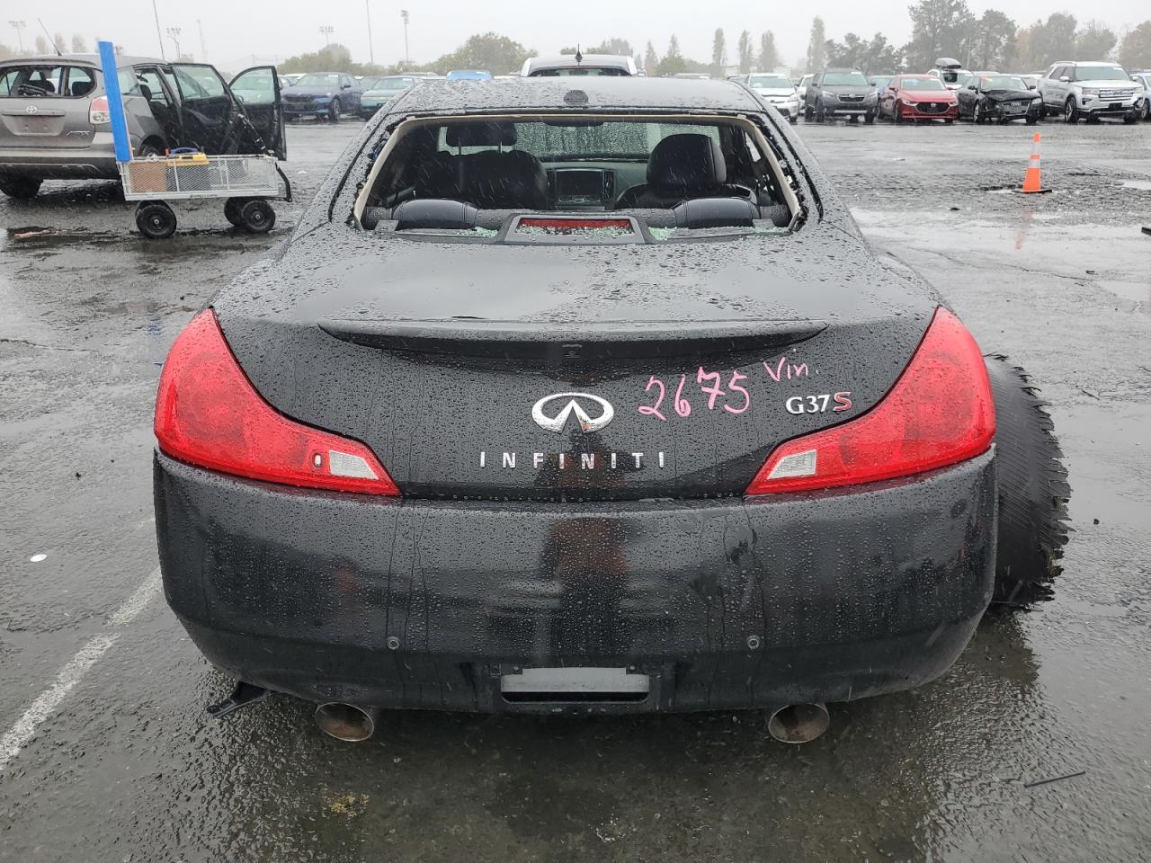 2012 Infiniti G37 Base VIN: JN1CV6EKXCM422675 Lot: 92505655
