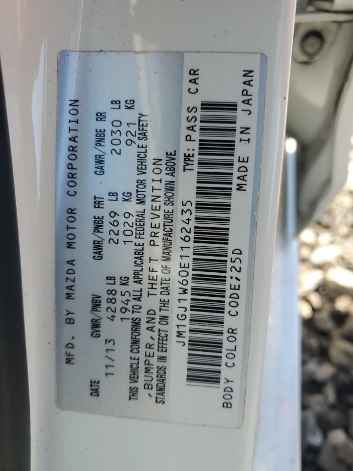 2014 Mazda Mazda6 I Grand Touring VIN: JM1GJ1W60E1162435 Lot: 92111245