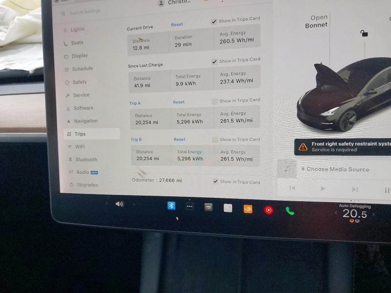2021 TESLA MODEL 3 LONG RANGE AWD 4DR AUTO