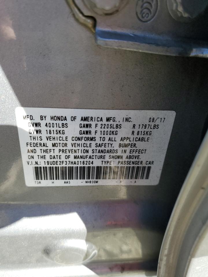 2017 Acura Ilx Base Watch Plus VIN: 19UDE2F37HA016204 Lot: 90755385