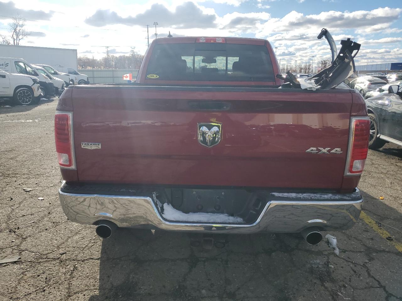 2014 Ram 1500 Laramie VIN: 1C6RR7VT7ES255966 Lot: 91830445