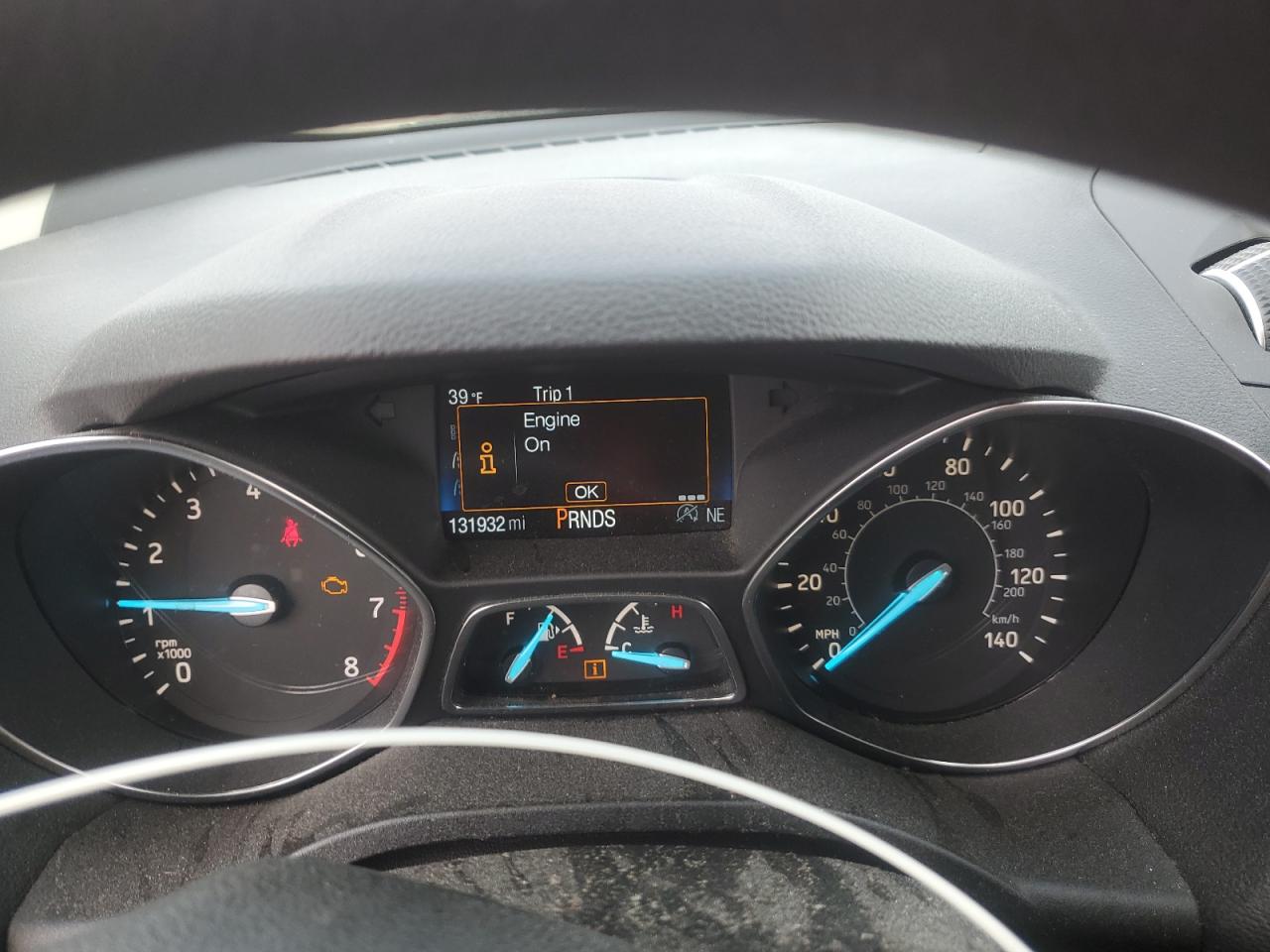 2017 Ford Escape Se VIN: 1FMCU0GD7HUE46334 Lot: 93394415