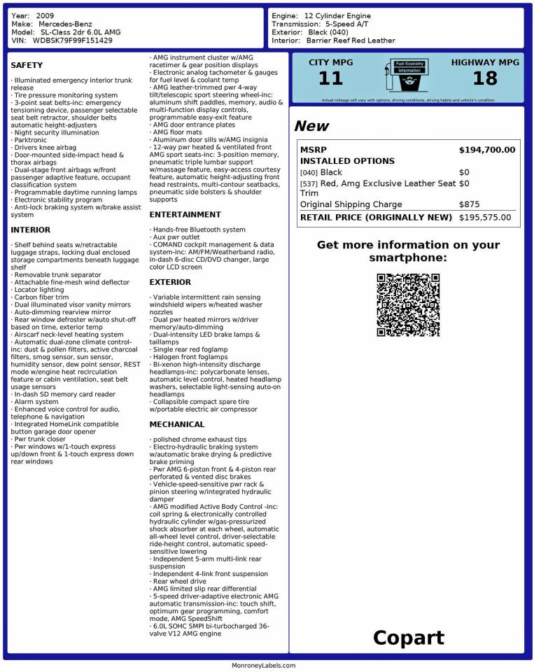 Фото: WDBSK79F99F151429