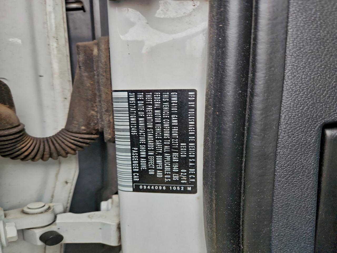 2016 Volkswagen Beetle S/Se VIN: 3VW517AT1GM812495 Lot: 94020665