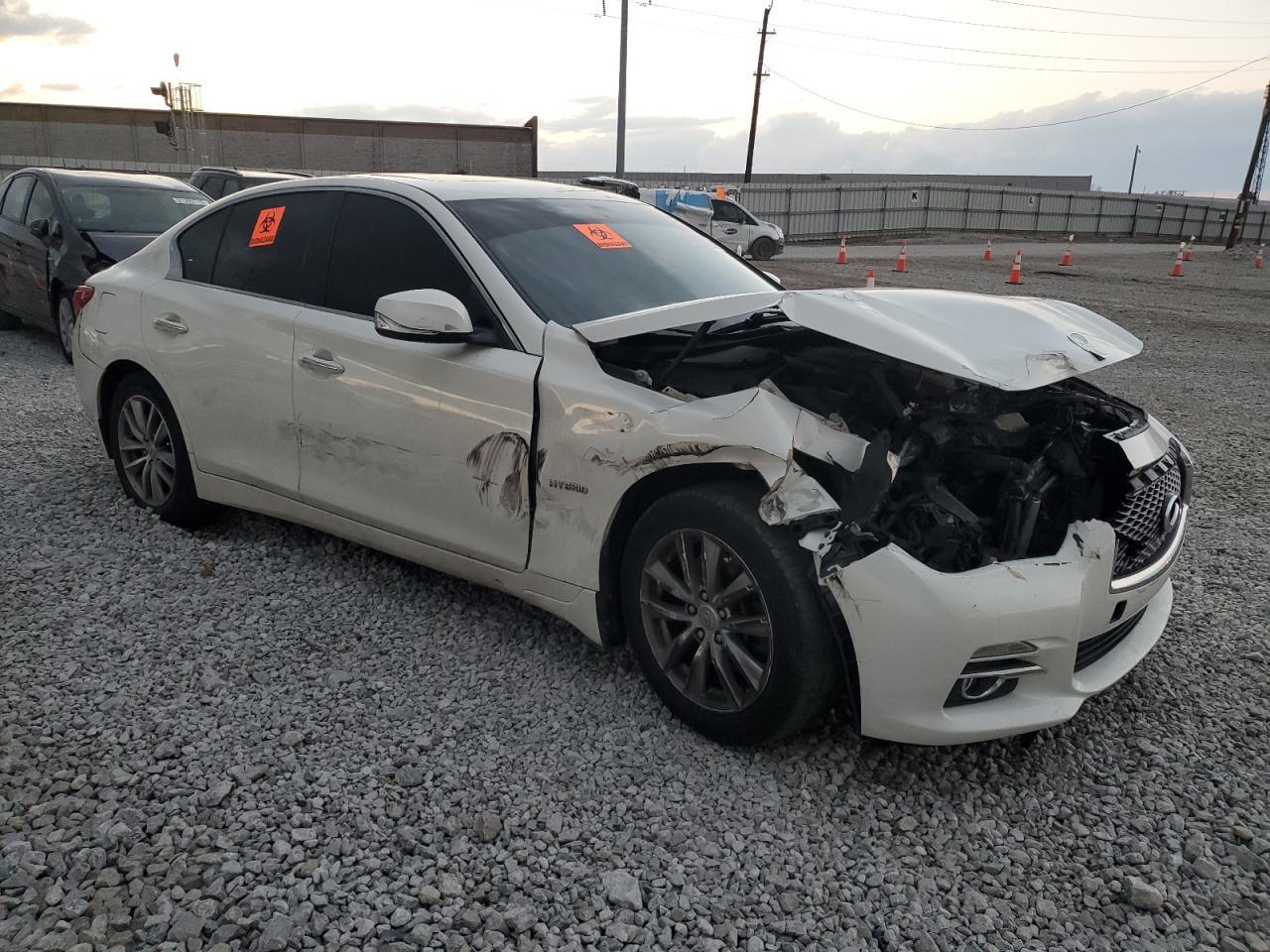 2014 Infiniti Q50 Hybrid Premium VIN: JN1AV7AR0EM701281 Lot: 91146875