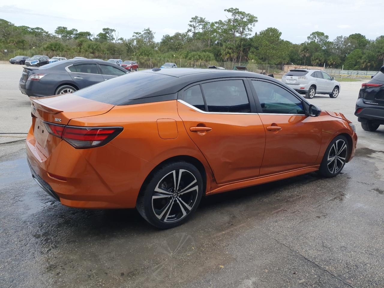 2020 Nissan Sentra Sr orange null gas 3N1AB8DV4LY221830 photo #4