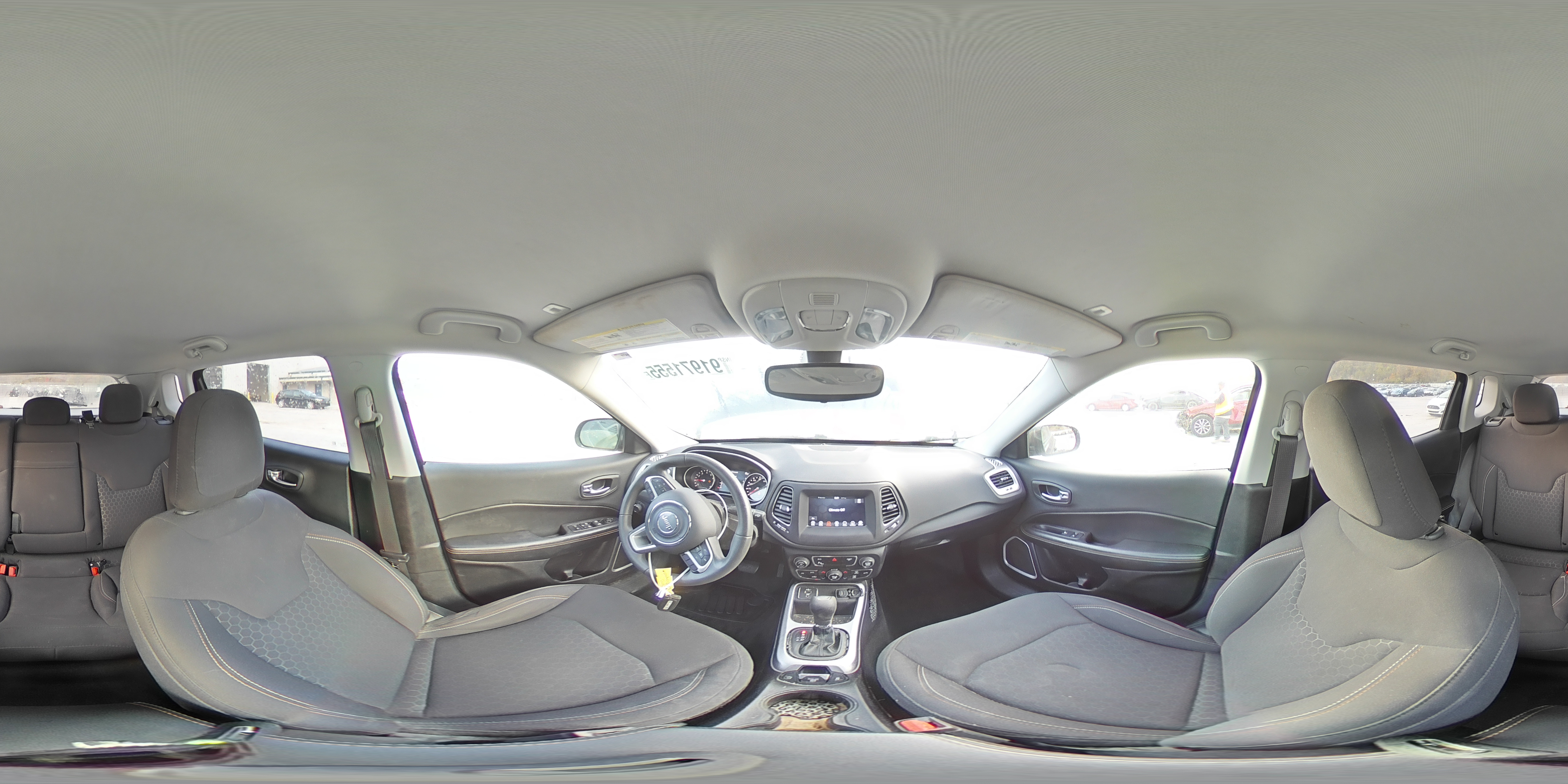 2019 Jeep Compass Sport VIN: 3C4NJCAB4KT677305 Lot: 91971555