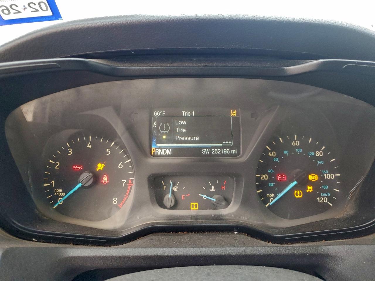 2019 Ford Transit T-150 VIN: 1FTYE2CM4KKB64616 Lot: 93892605