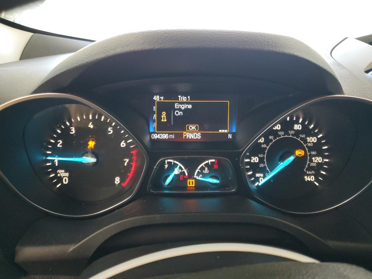 2017 Ford Escape S VIN: 1FMCU0F70HUE01182 Lot: 91900475