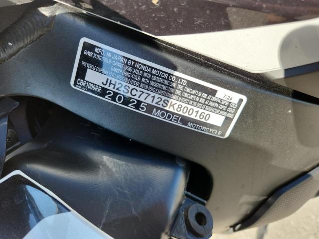 2025 HONDA CBR1000 RR  