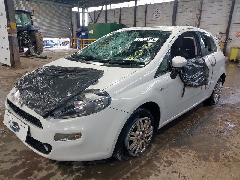 2014 FIAT PUNTO 1.2 EASY 3DR for sale at Copart PETERLEE