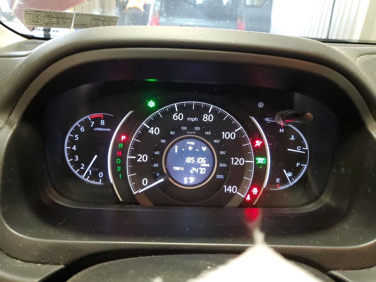 2014 Honda Cr-V Lx VIN: 5J6RM3H32EL032914 Lot: 92874725