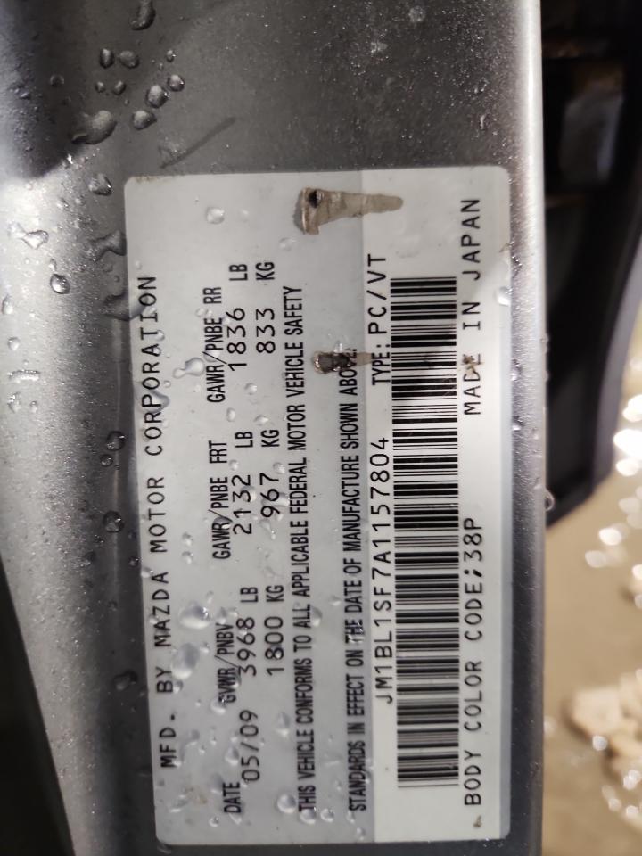 2010 Mazda 3 I VIN: JM1BL1SF7A1157804 Lot: 91969715