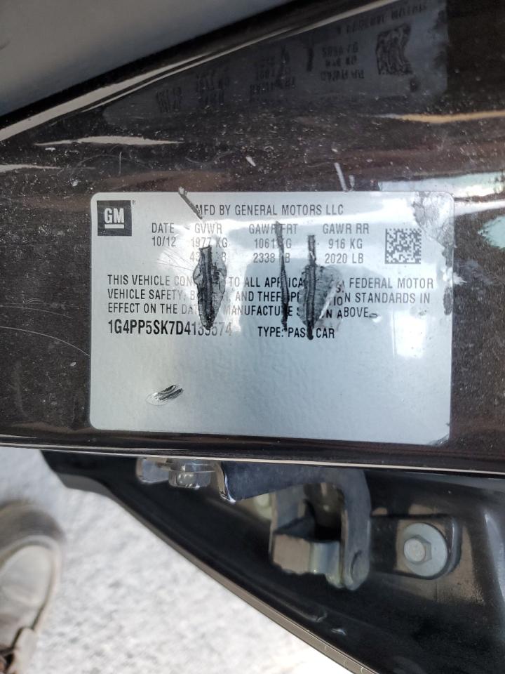 2013 Buick Verano VIN: 1G4PP5SK7D4139574 Lot: 92215885