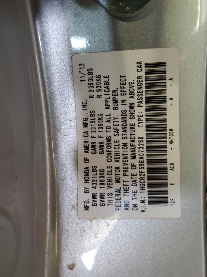 2014 Honda Accord Sport VIN: 1HGCR2F59EA073260 Lot: 91046675