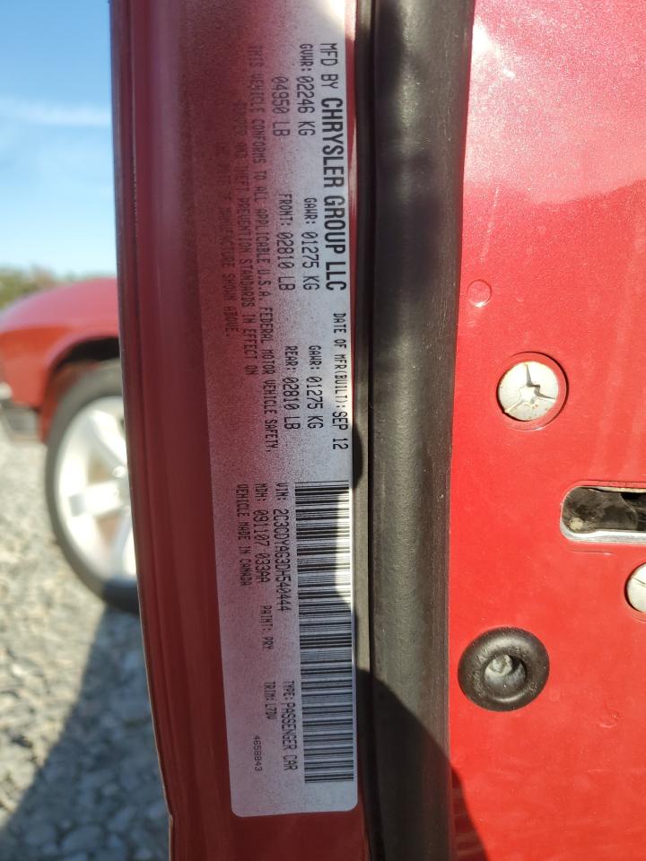 2013 Dodge Challenger Sxt VIN: 2C3CDYAG3DH540444 Lot: 91368985