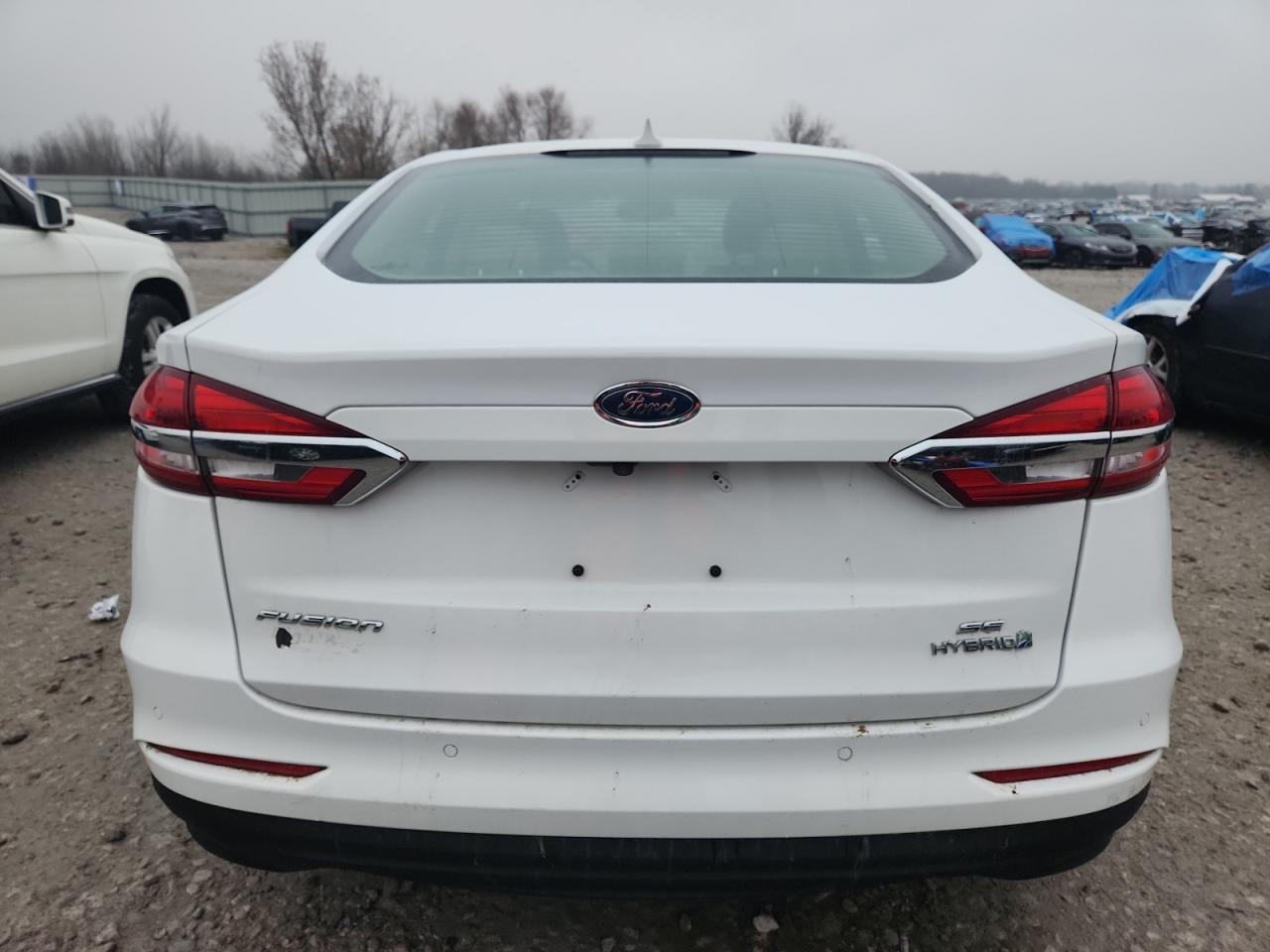 2019 Ford Fusion Se VIN: 3FA6P0LU6KR257774 Lot: 91942695