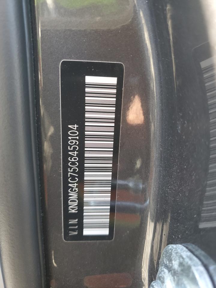 2012 Kia Sedona Lx VIN: KNDMG4C75C6459104 Lot: 90752935