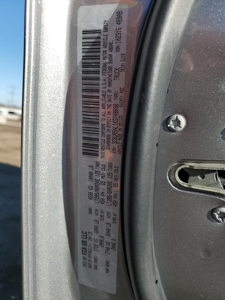 2019 Ram 2500 Laramie VIN: 3C6UR5NL1KG708898 Lot: 93395095