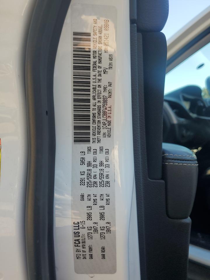 2015 Jeep Cherokee Latitude VIN: 1C4PJLCB8FW759897 Lot: 90993275