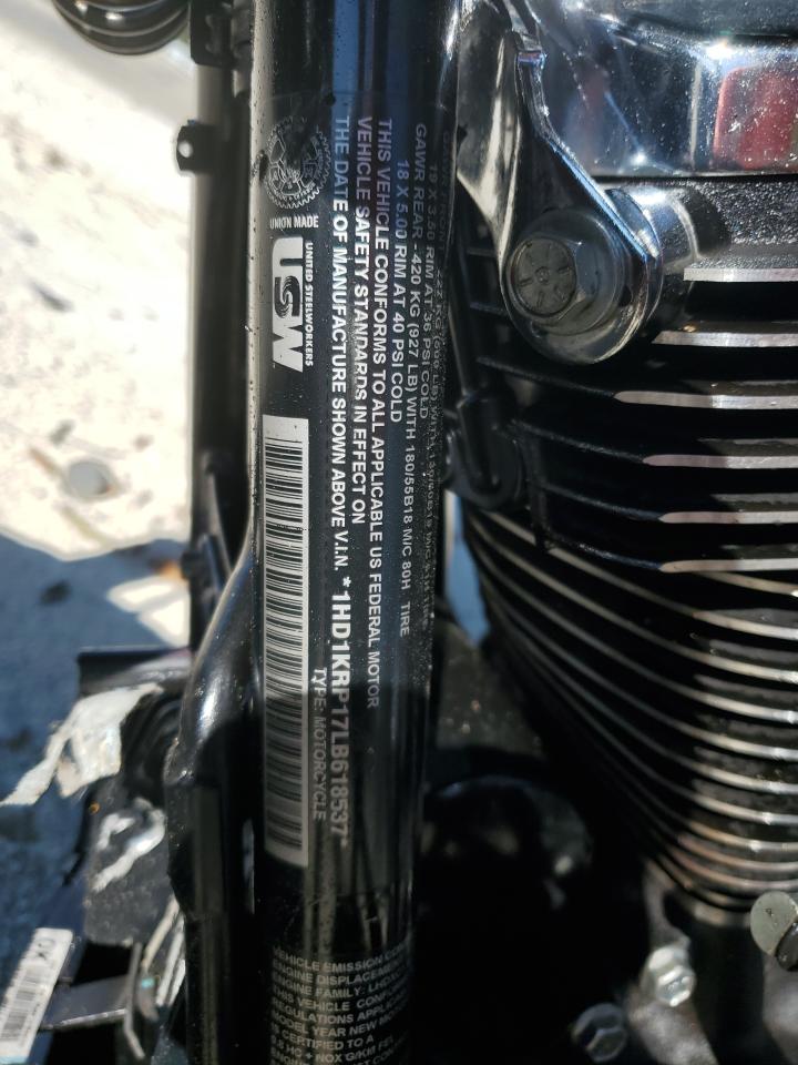 2020 Harley-Davidson Flhxs VIN: 1HD1KRP17LB618537 Lot: 91156895