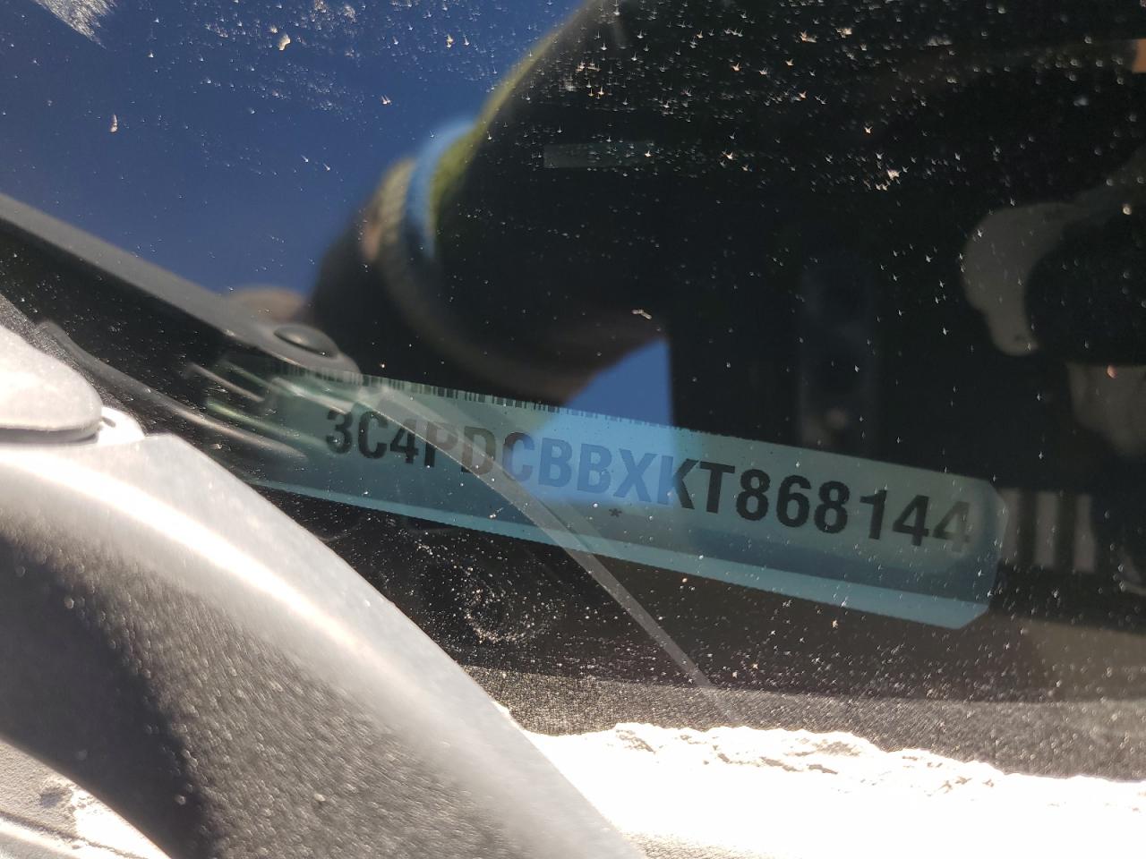 2019 Dodge Journey Se VIN: 3C4PDCBBXKT868144 Lot: 92307905