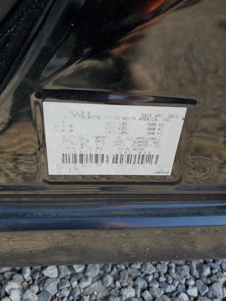 2012 Mitsubishi Galant Es VIN: 4A32B3FF0CE021046 Lot: 93840775