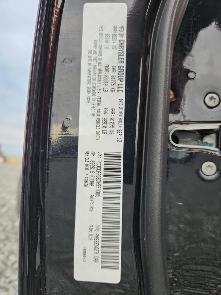 2013 Chrysler 300 VIN: 2C3CCAAG6DH553389 Lot: 90463515