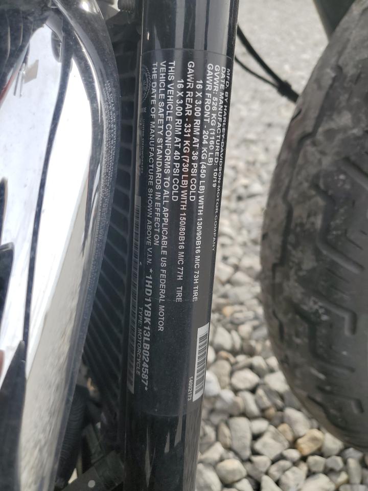 2020 Harley-Davidson Flhcs VIN: 1HD1YBK13LB024587 Lot: 93070885