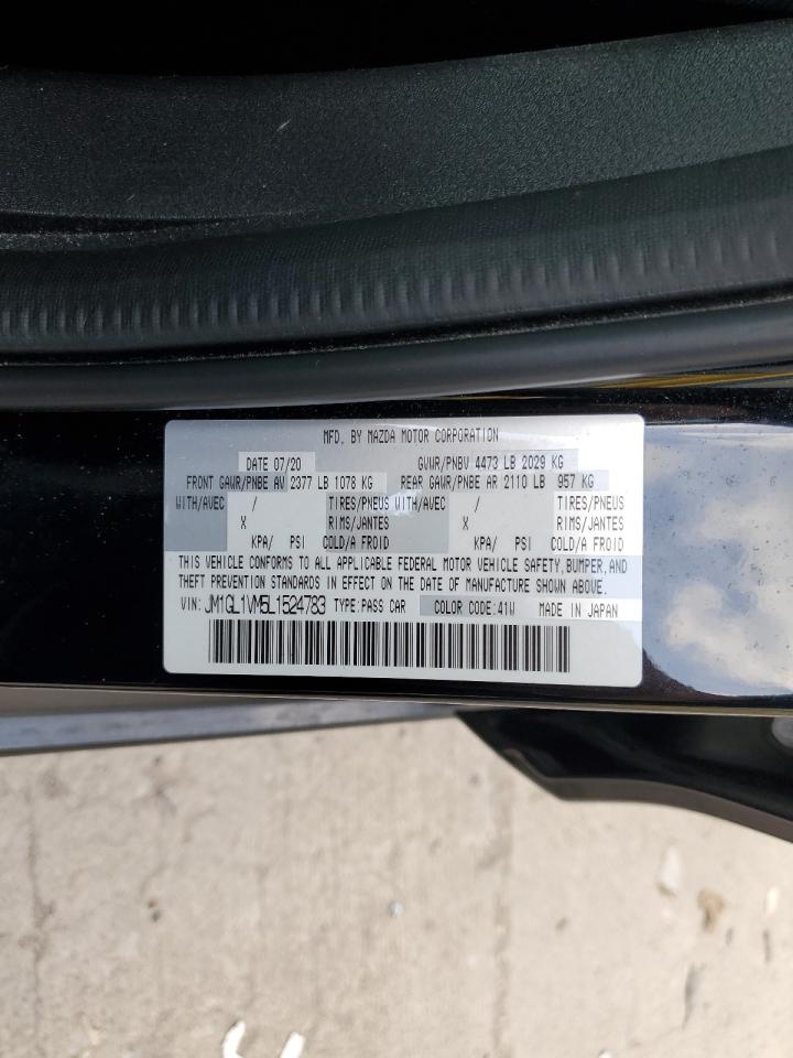 2020 Mazda 6 Touring VIN: JM1GL1VM5L1524783 Lot: 91088565