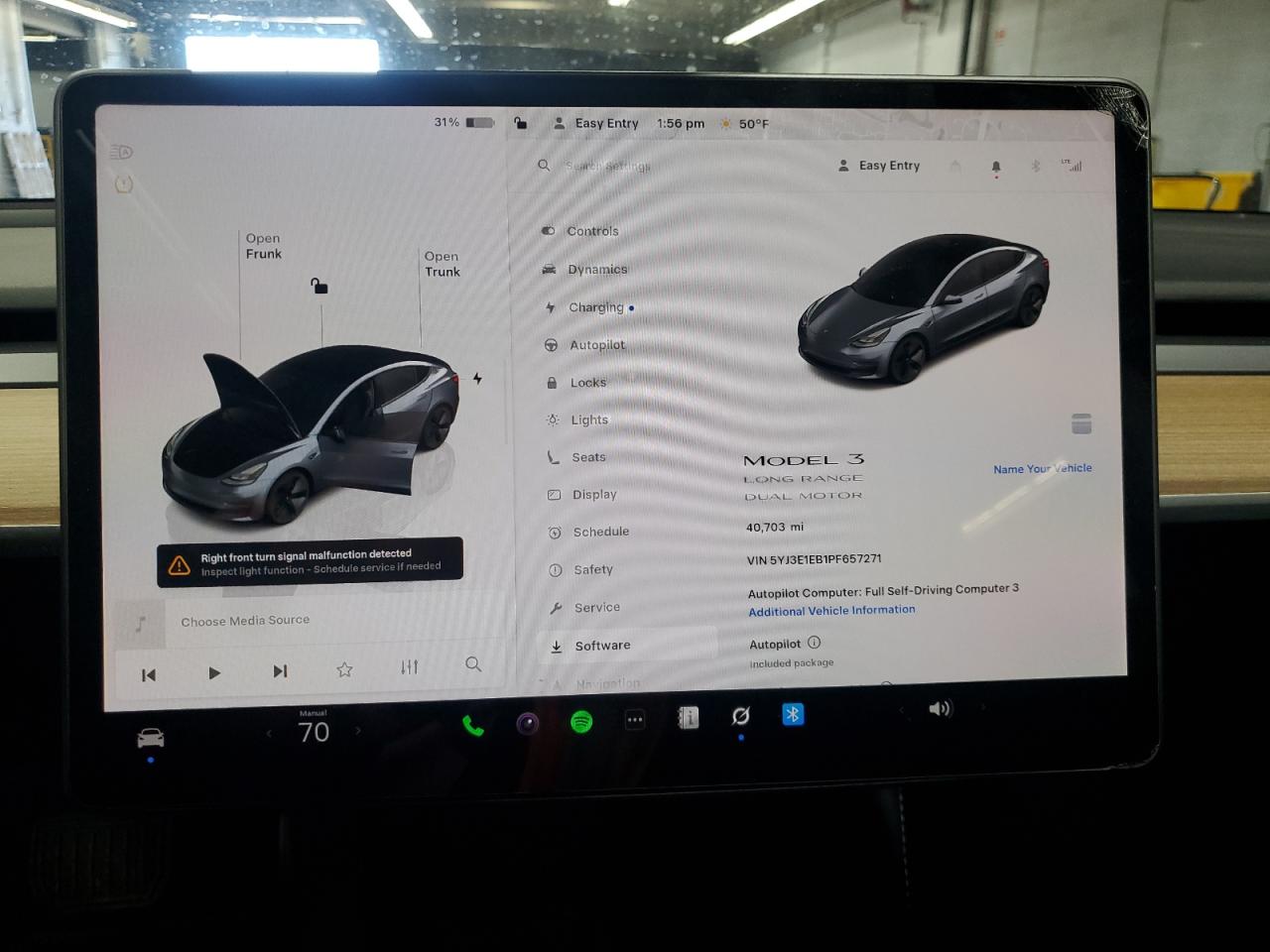 2023 Tesla Model 3 VIN: 5YJ3E1EB1PF657271 Lot: 90142065