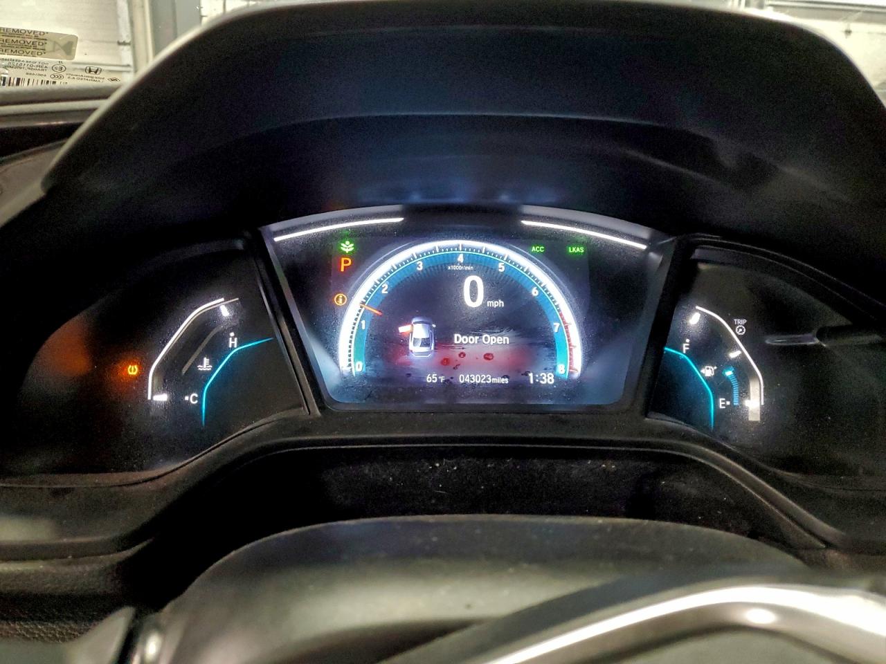 2019 Honda Civic Lx VIN: 2HGFC2F61KH526663 Lot: 94124675