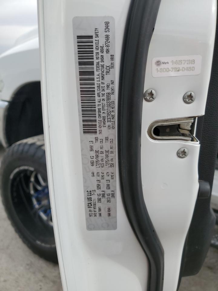 2016 Ram 2500 Slt VIN: 3C6TR5DT1GG378958 Lot: 85435255