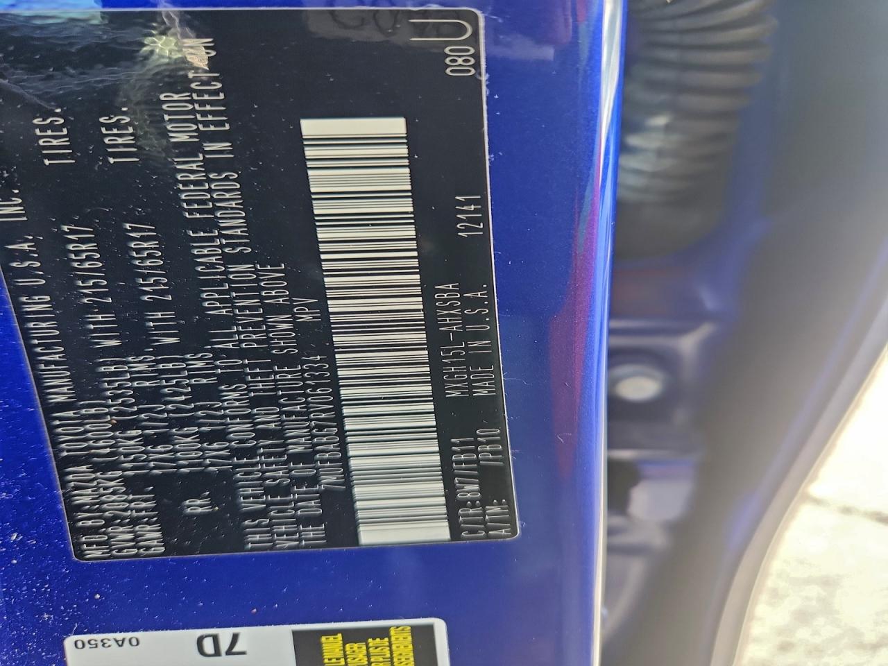 2024 Toyota Corolla Cross Se VIN: 7MUFBABG7RV061334 Lot: 94145515