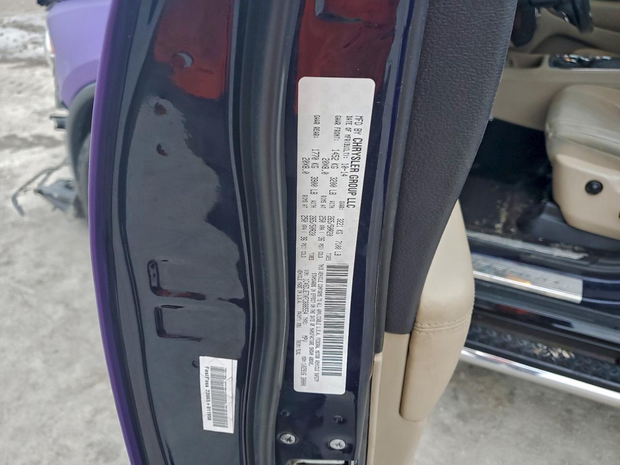 2015 Dodge Durango Citadel VIN: 1C4SDJETXFC688554 Lot: 94290055