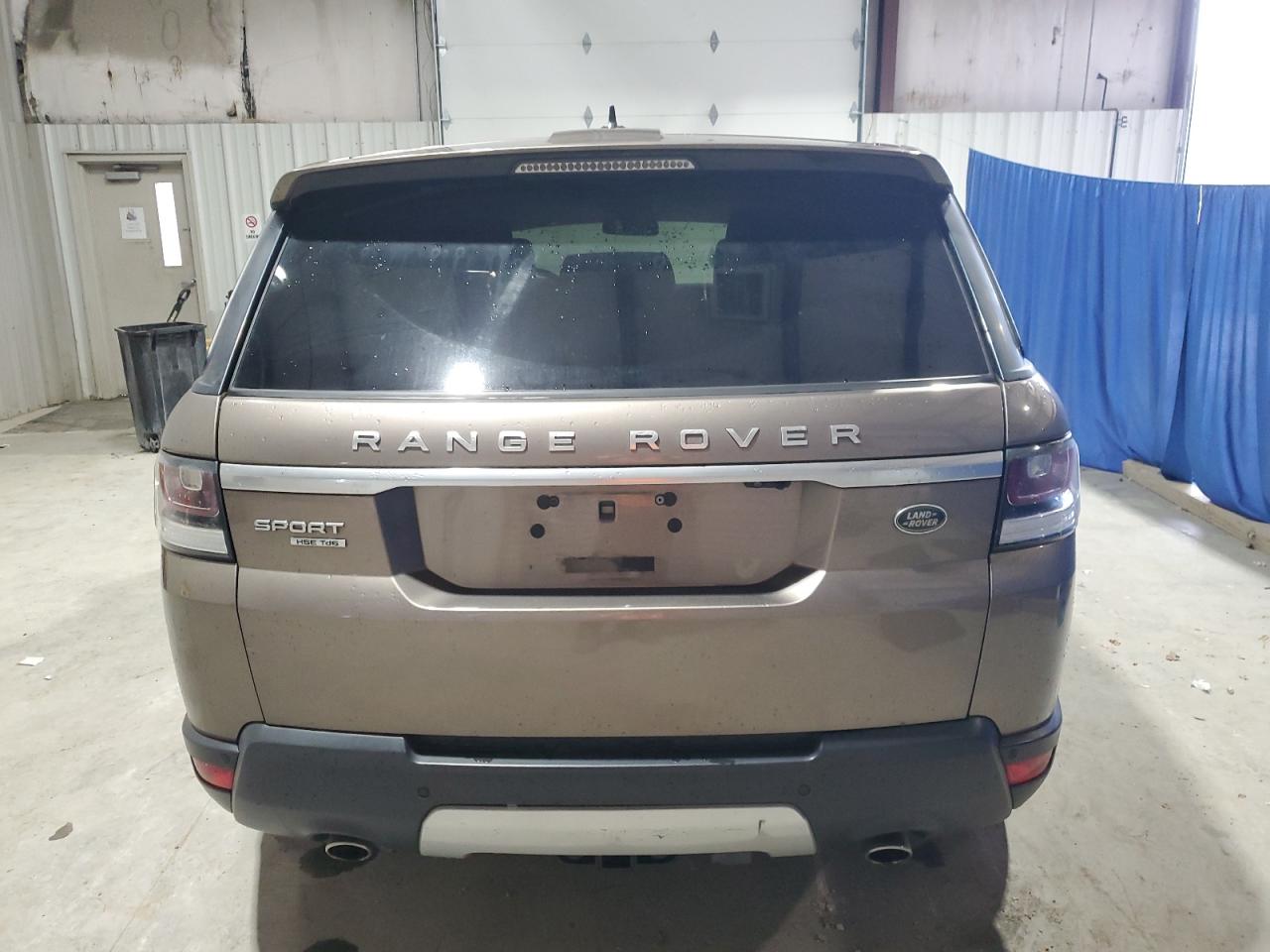 2016 Land Rover Range Rover Sport Hse VIN: SALWR2KF4GA552630 Lot: 92761975