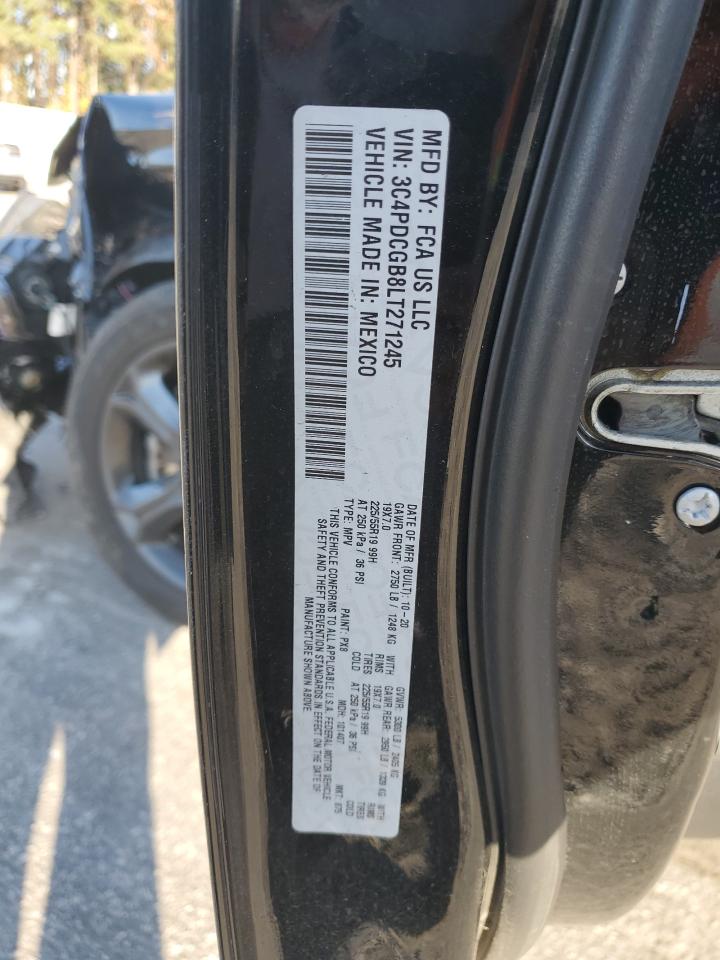 2020 Dodge Journey Crossroad VIN: 3C4PDCGB8LT271245 Lot: 92677385